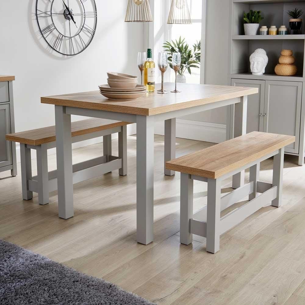 Avon Table and Bench Dining Set